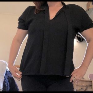 Ladies black express shirt Large